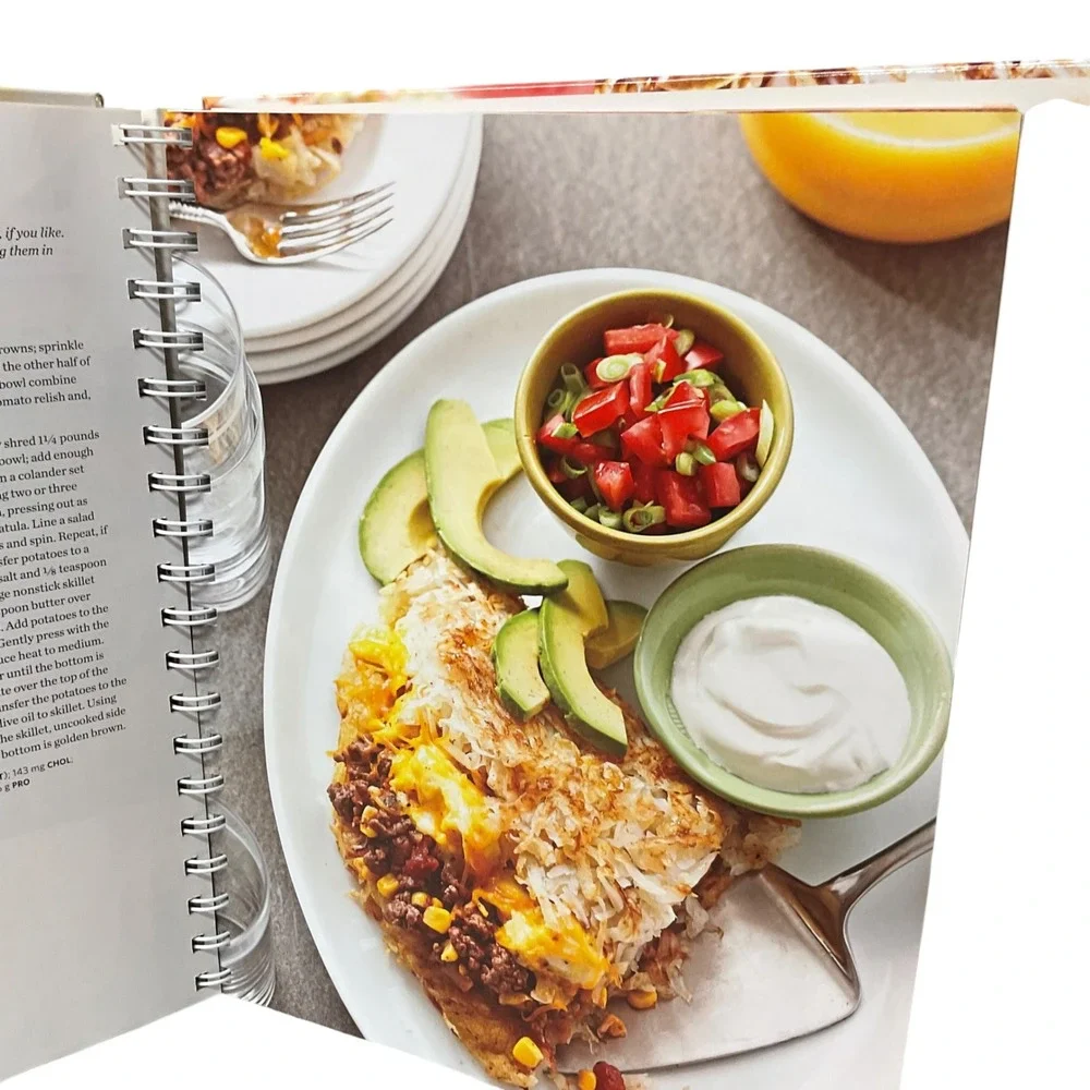 Family Circle Hometown Cooking Spiral Hardcover Cookbook Recipe Book One Size